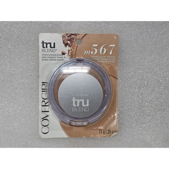 Covergirl TruBlend Mineral Pressed Powder M567 Translucent Medium Makeup Compact - Picture 1 of 2